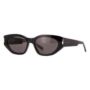 New SAINT LAURENT Black Cat Eye SL 638 001 Sunglasses Women